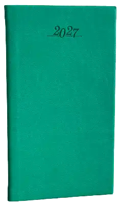 Zakagenda topper 2027 groen luxe harde kaft