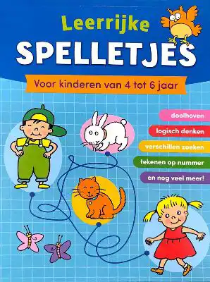 Leerrijk spelletjesblok 4-6 jaar