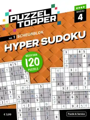 Puzzelblok Hyper Sudoku 4 punt nr1