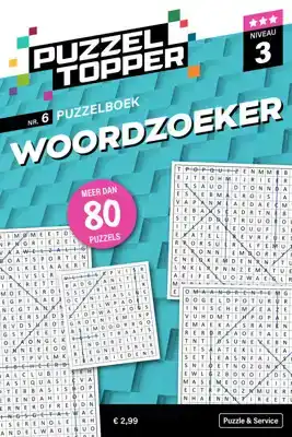 96 pag. woordzoeker 3 stippen nr.6 puzzeltopper<br>