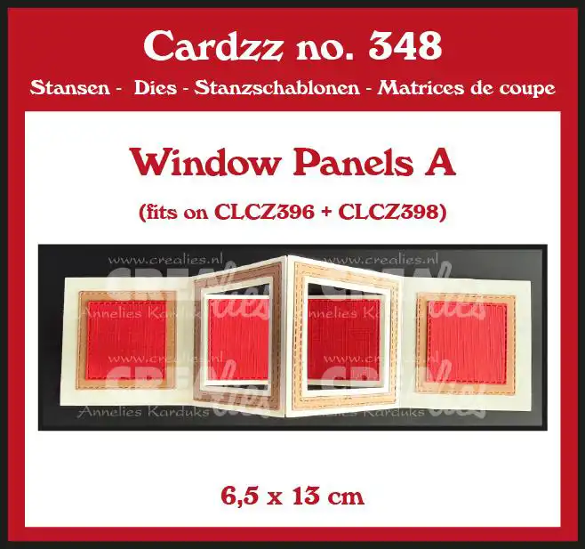 Cardzz stansen no. 348, Doorkijk panelen A (past op CLCZ396 en CLCZ398)