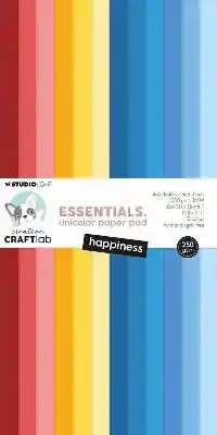 Creative Craftlab Essentials Unicolor Paper Pad Happiness
