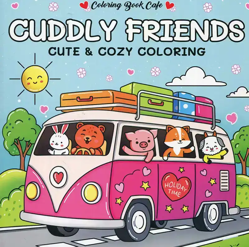 Cuddly friends - Cute & cozy coloring