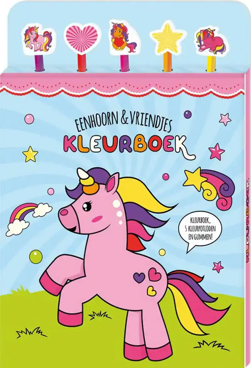 Eenhoorn en vriendjes Kleurboek