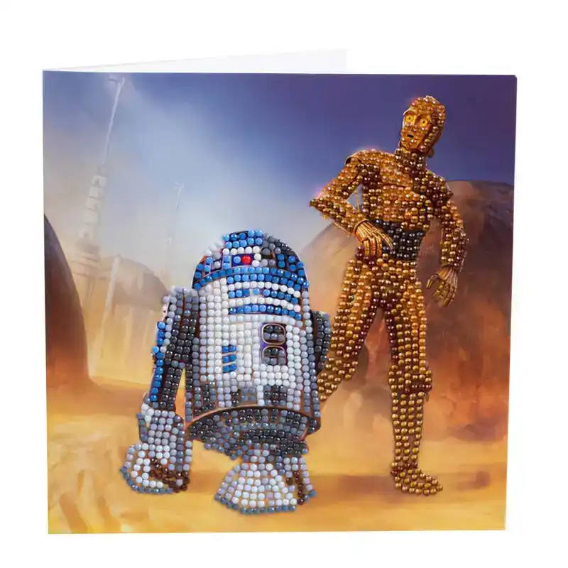 Crystal Card Kit R2-D2 C-3P