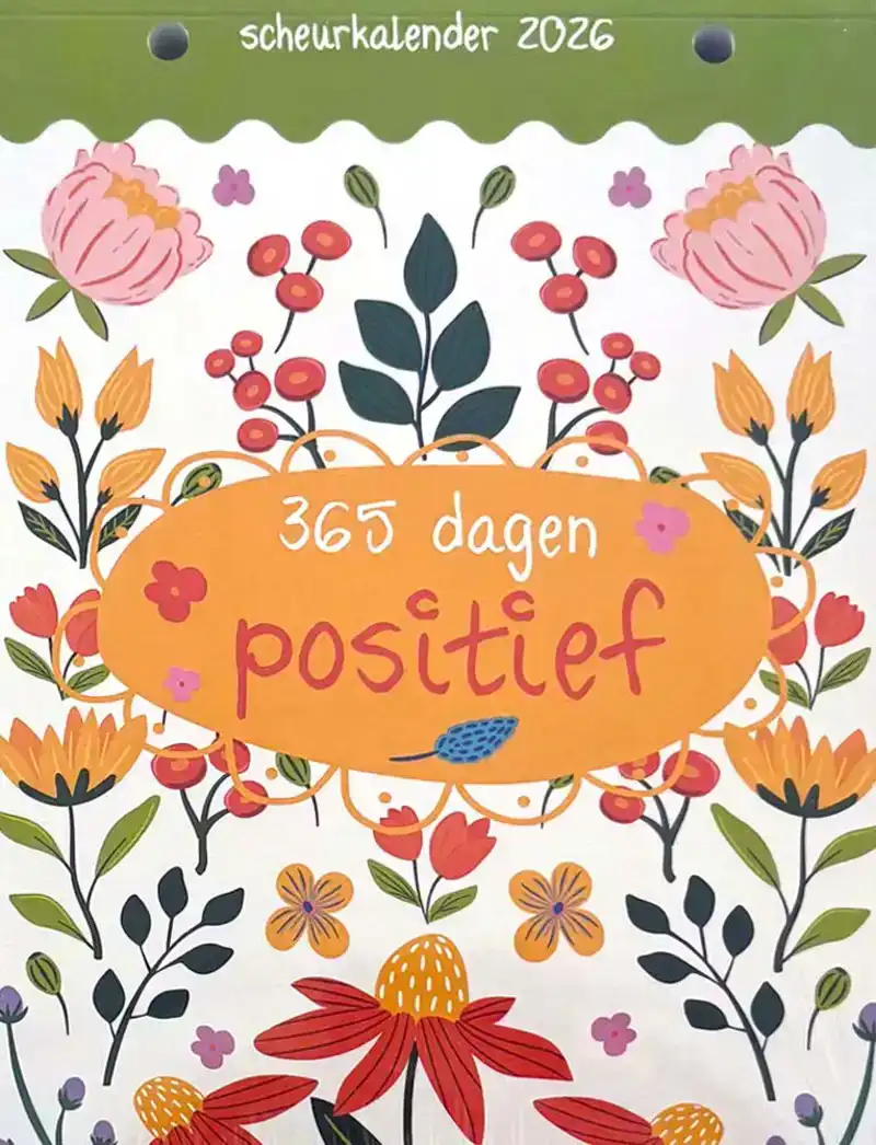Scheurkalender 2026: 365 dagen positief