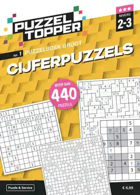 Puzzelboek groot cijferpuzzel 2-3punt nr1