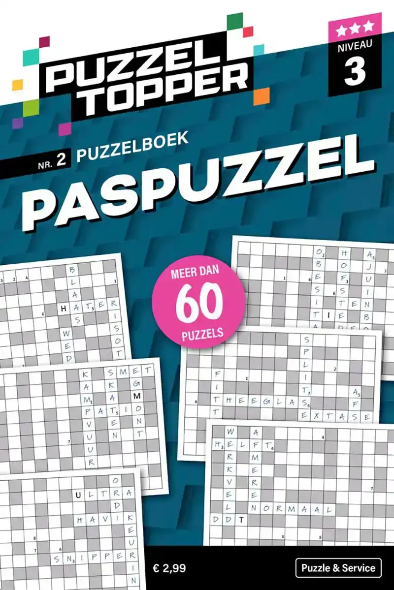 96 pag. Paspuzzel 3 stip nr2 Puzzeltopper