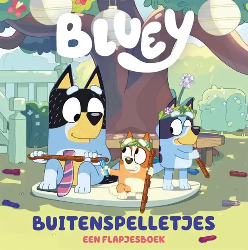 Bluey - Buitenspelletjes flapjesboek