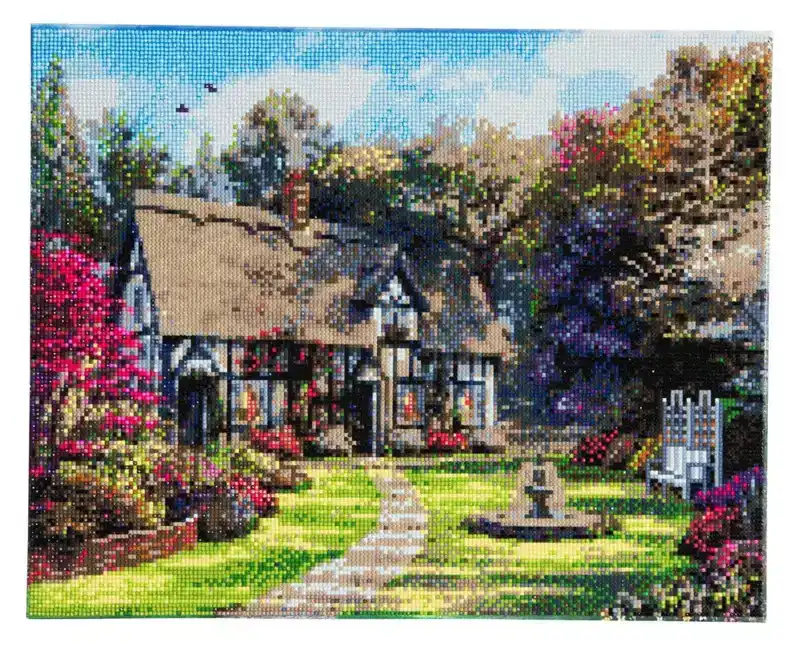 Crystal art kit Country Cottage