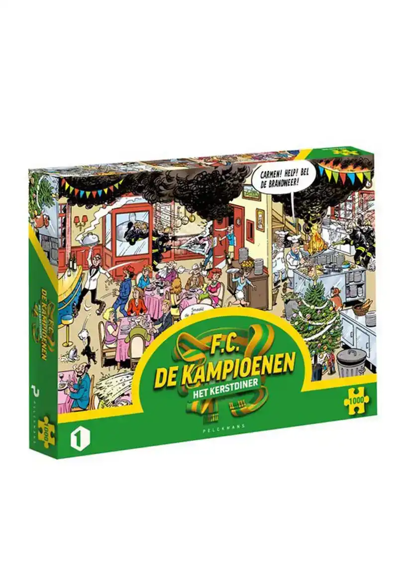 Legpuzzel F.C. De Kampioenen puzzel Het Kerstdiner 1000 stukjes