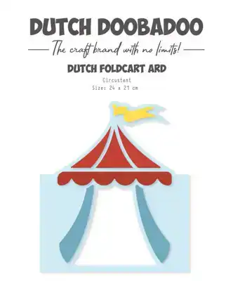 Dutch DooBaDoo Foldcard art Circustent