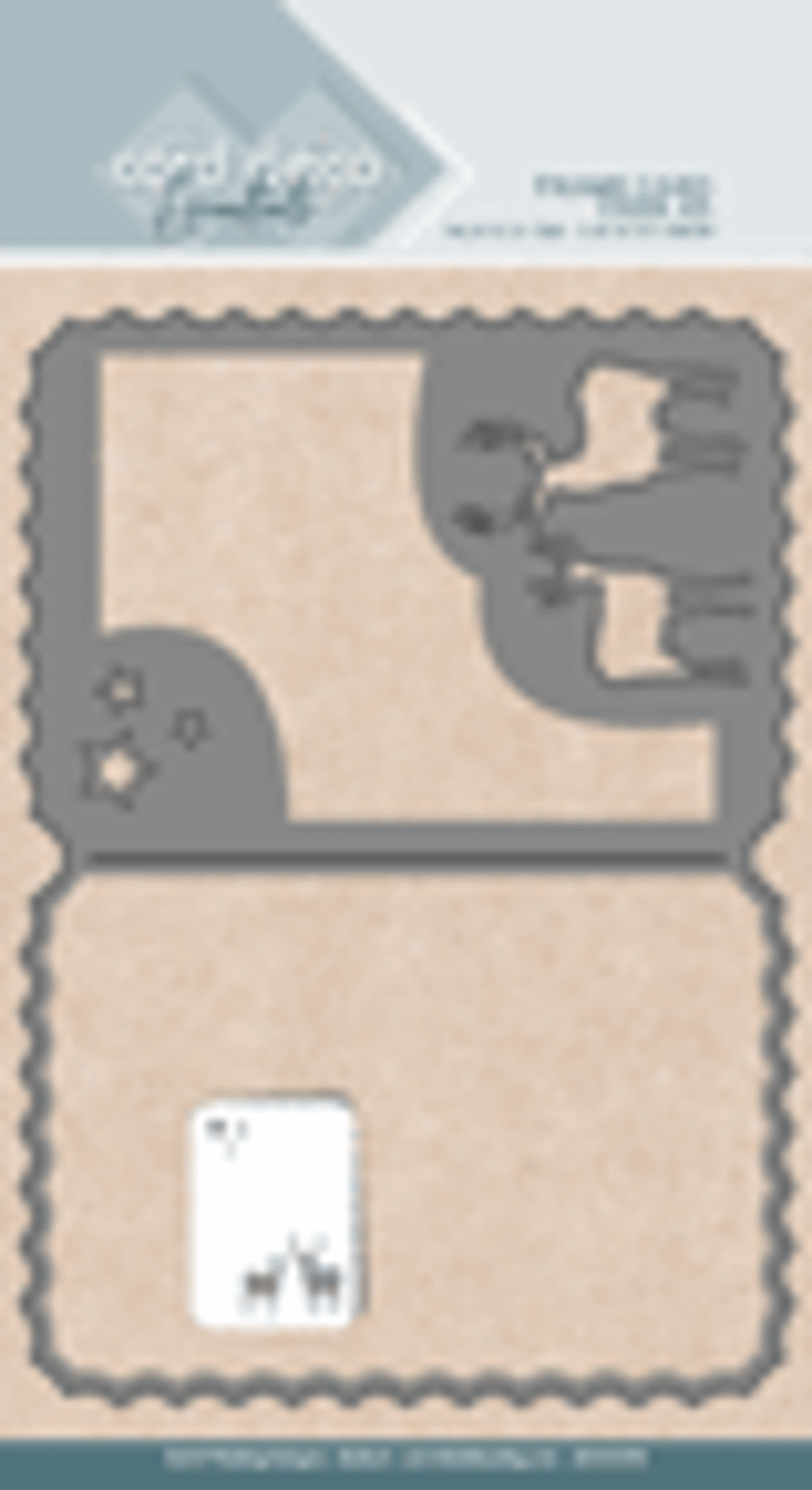 Card Deco Essentials frame card snijmal hert