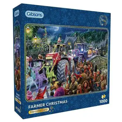 Legpuzzel Gibsons - Farmer Christmas 1000 stukjes