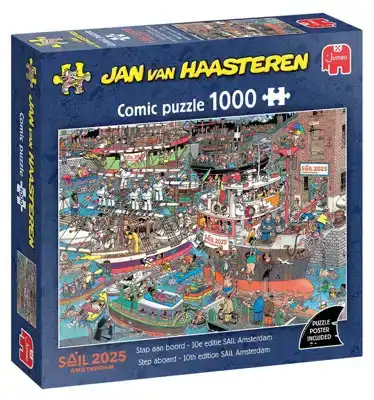 Legpuzzel Jan van Haasteren Stap aan boord - 10 jaar SAIL Amsterdam