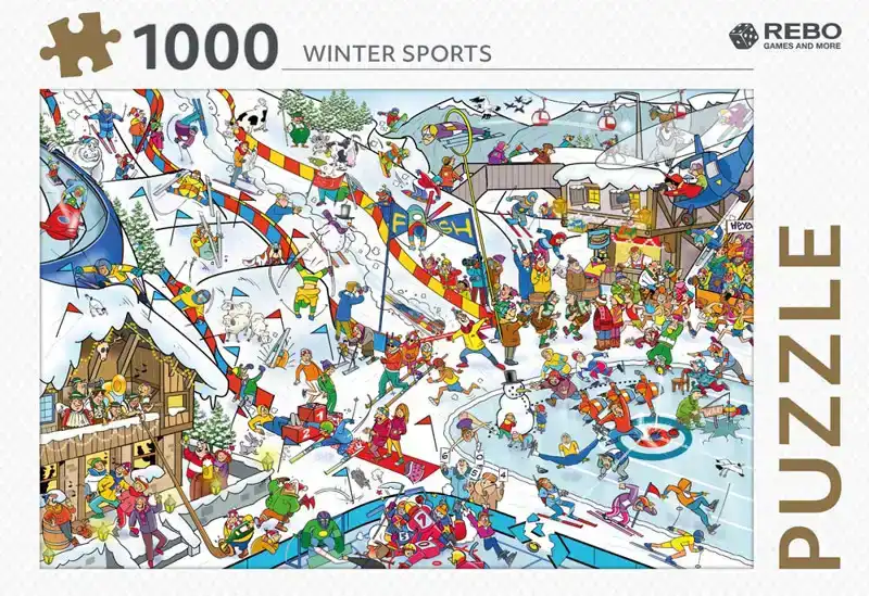 Legpuzzel Winter Sports 1000 stukjes
