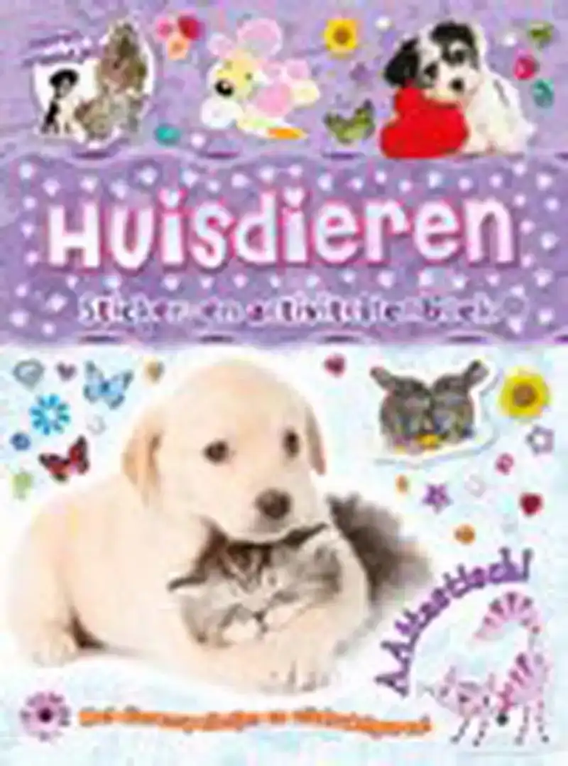 Huisdieren sticker- en activiteitenboek