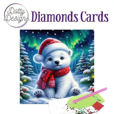 Dotty Designs Diamond Cards Kerst Ijsbeer