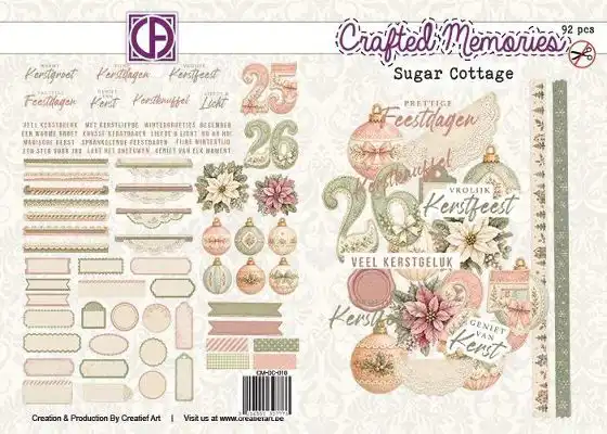 Sugar Cottage Stansplaatjes Nederlandstalig 92 stuks