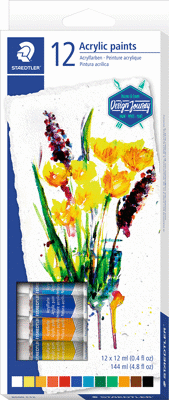 Staedtler acrylverf set 12 tubes 12ml DJ