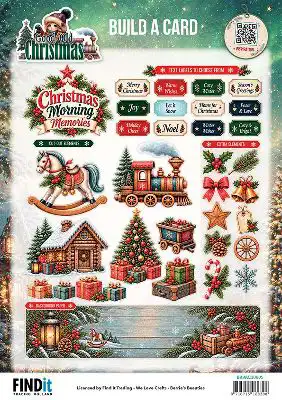 Berrie's Beauties Build A Card Good Old Christmas Christmas Morning Memories
