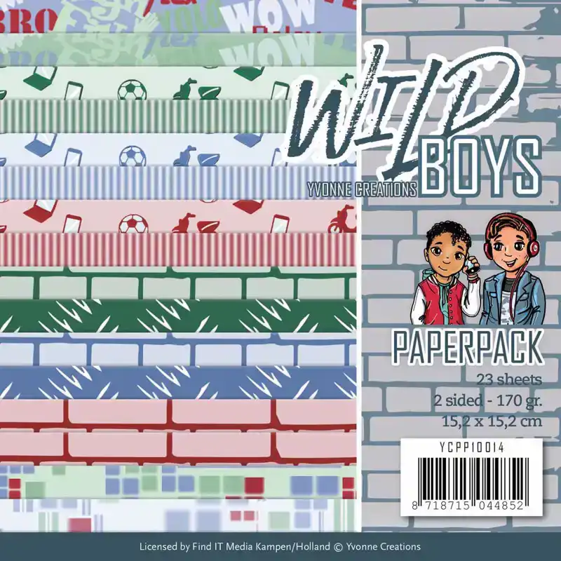 Paperpack Yvonne Creations Wild Boys