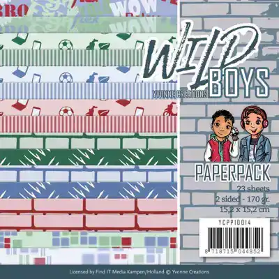 Paperpack Yvonne Creations Wild Boys