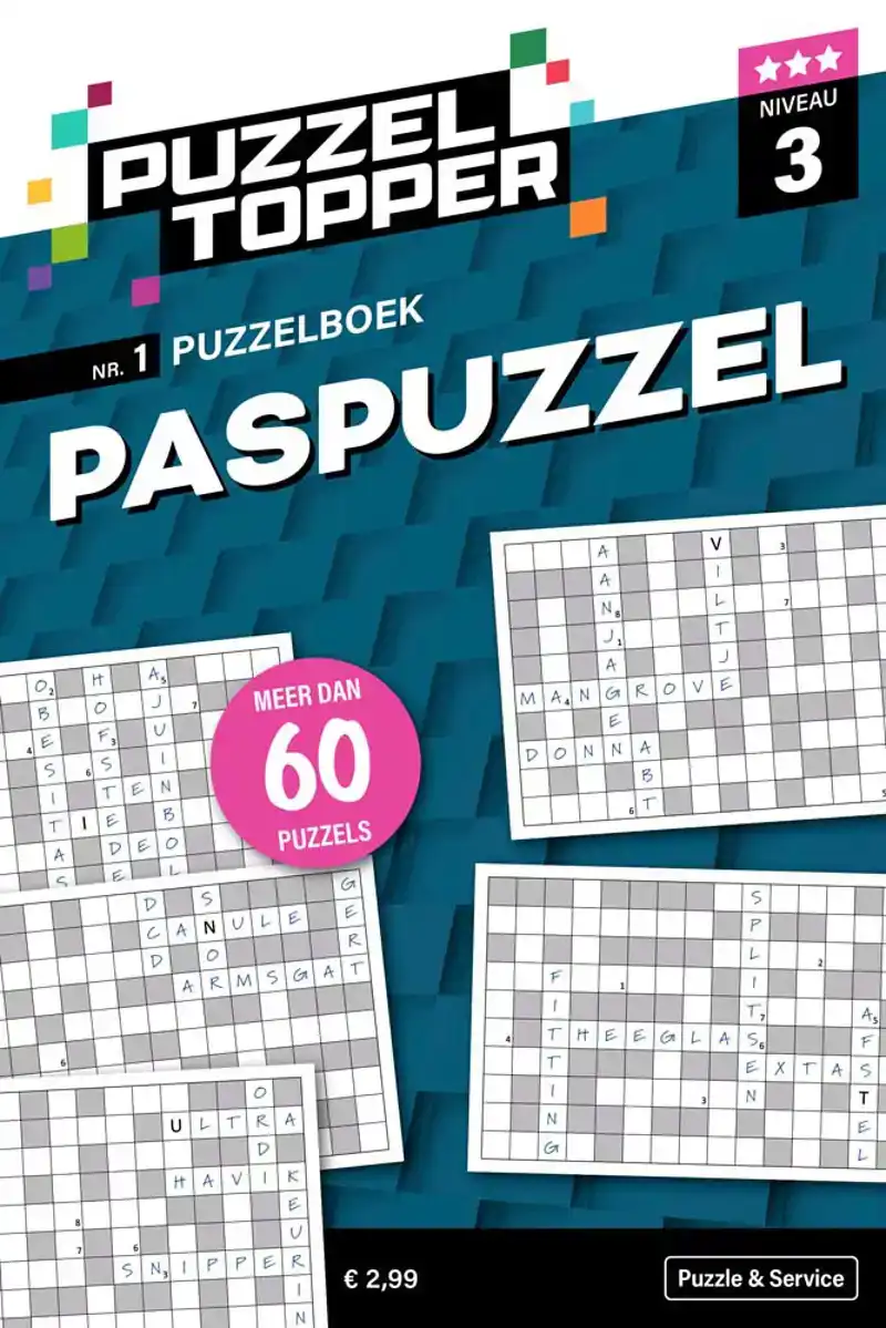 96 pag. Paspuzzel 3 stip nr1 Puzzeltopper