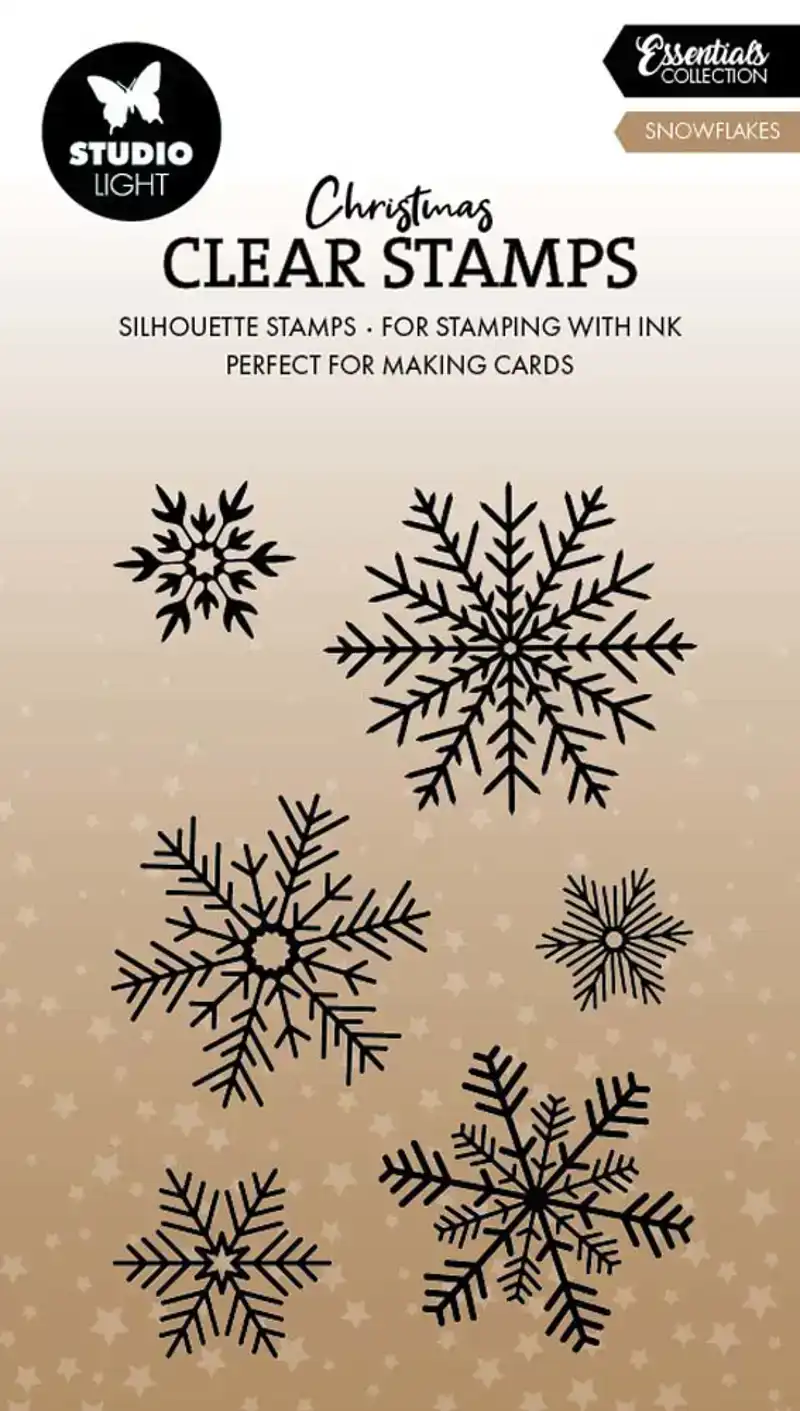 Studio Light clear stamp snowflakes essentials