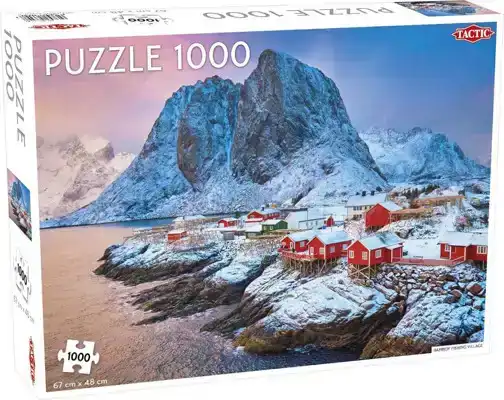 Legpuzzel Tactic Hamnoy Fishing Village 1000 stukjes