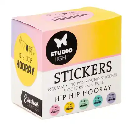 Stickers hip hip hooray
