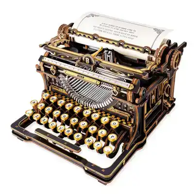 Robotime Mechanical Typewriter