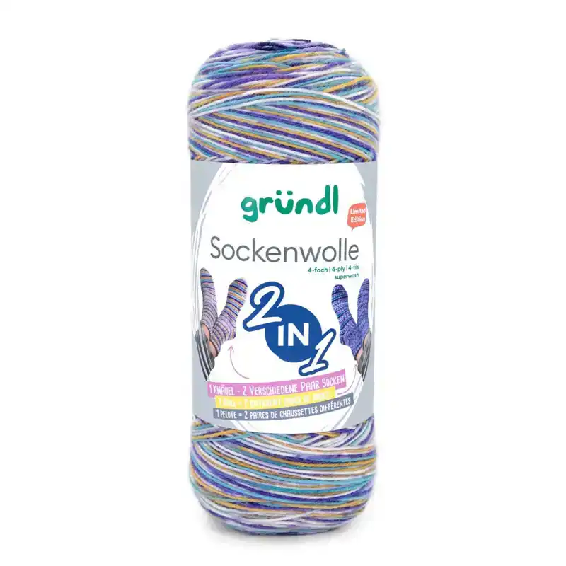 Sokkenwol 06 1 bol voor 2 paar sokken