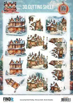 3D Knipvelset Berries Beauties Victorian Christmas Home for Christmas/ Underneath the Christmas tree