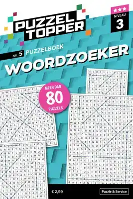 96 pag. woordzoeker 3 stippen nr.5 puzzeltopper<br>