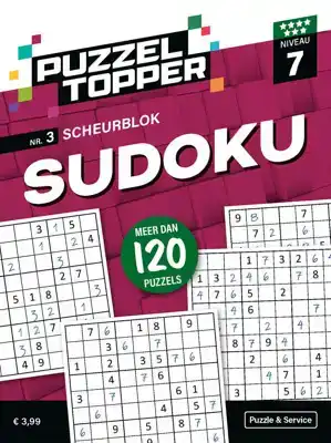 Puzzelblok sudoku 7 punt nr.3 puzzeltopper