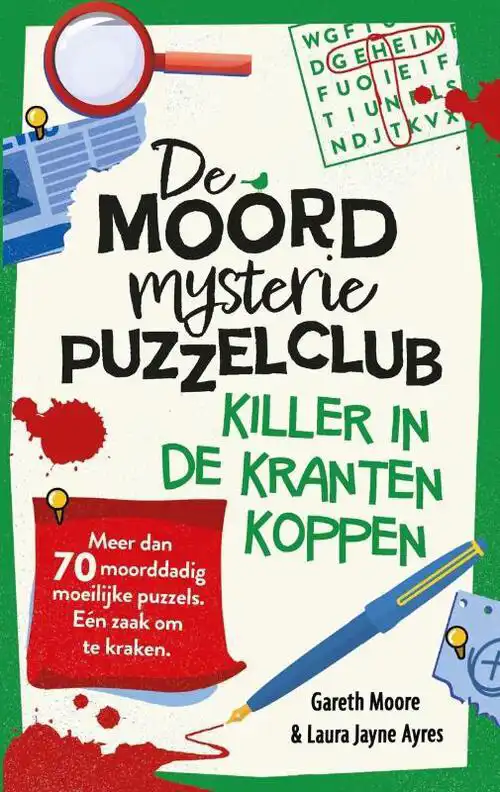 De Moord mysterie puzzelclub 3: Killer in de krantenkoppen