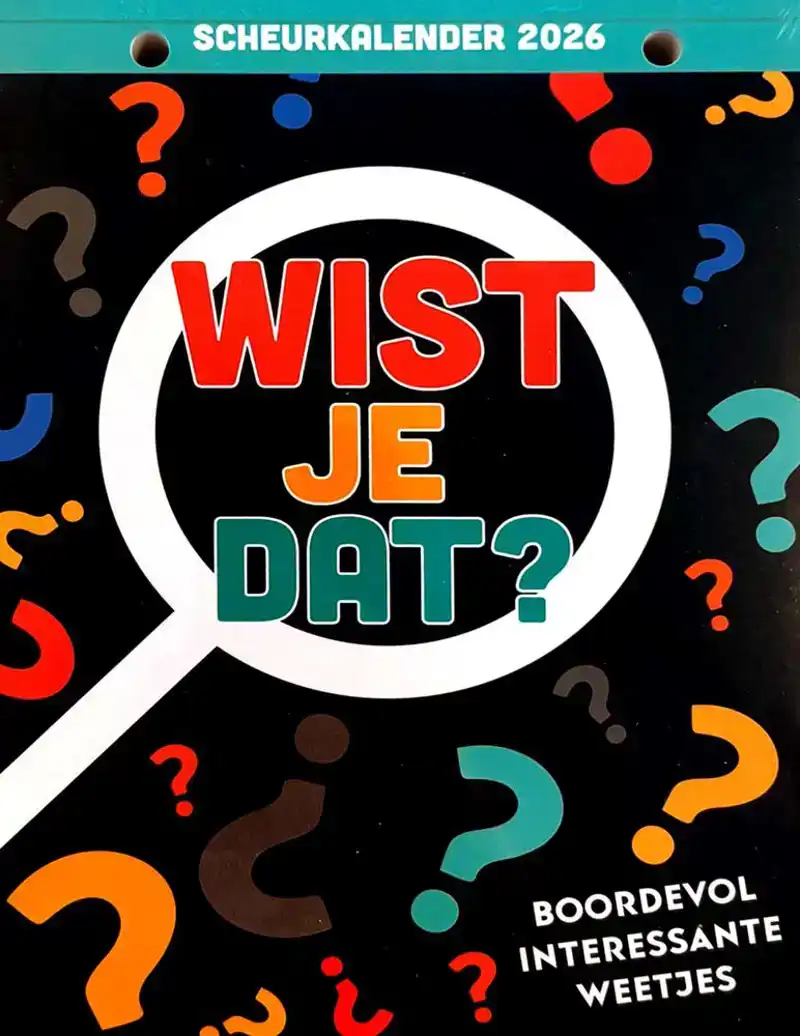Scheurkalender 2026: Wist je dat?