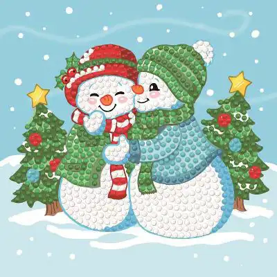 Dotty Designs Diamonds Cards Sneeuwpopjes