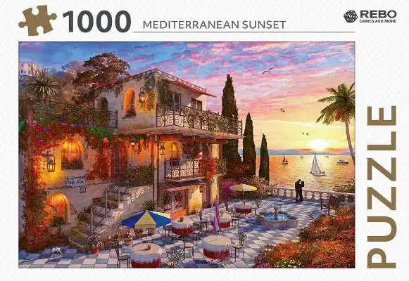 Legpuzzel Mediterranean Sunset 1000 stukjes