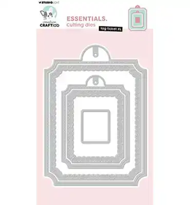 Creative Craftlab snijmal Tag ticket XL