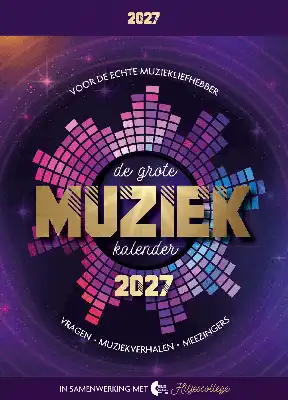 Scheurkalender 2027: muziek