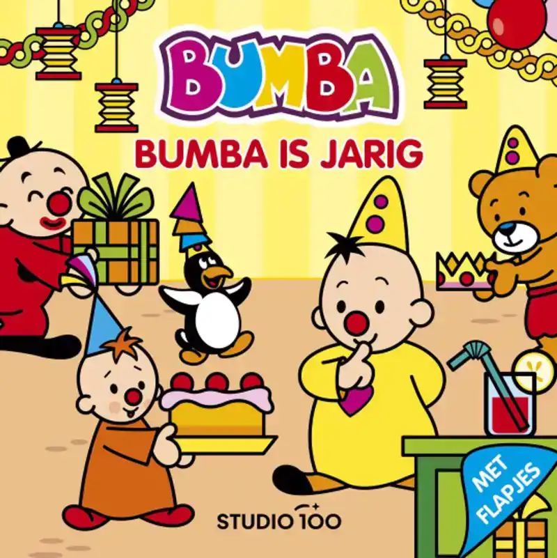 Bumba Kartonboek met flapjes Bumba is jarig