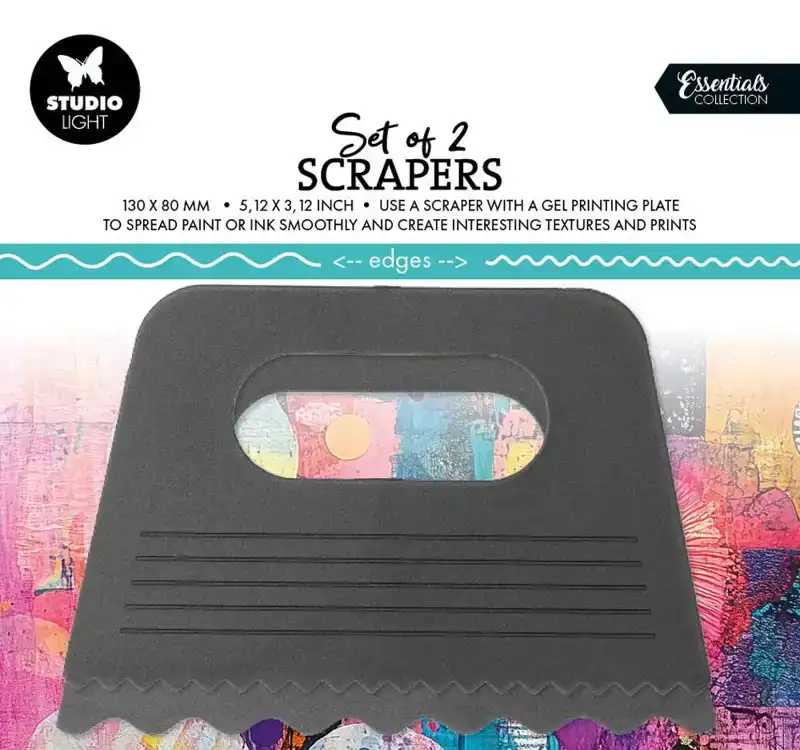 Scrapers set of 2 tools 160x150x4mm - 2st