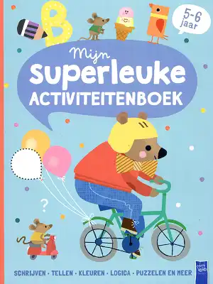 Mijn superleuke activiteitenboek Blauw 5-6 jaar