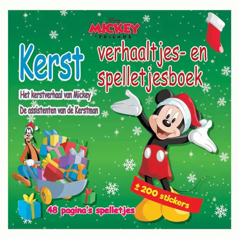 Disney kerst verhaaltjes- en spelletjesboek