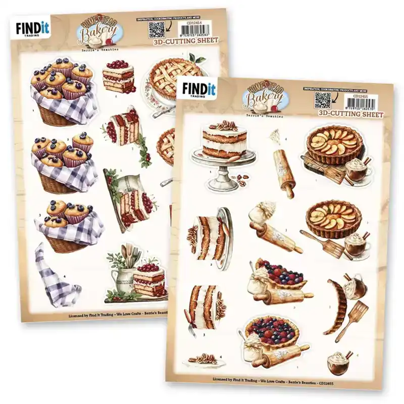 Berries Beauties Homestead bakert knipvelset Bake Bites - Pie Bliss