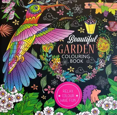 Beautiful Garden colouring book