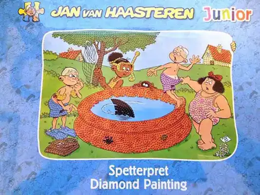 Jan van haasteren junior diamond painting spetterpret