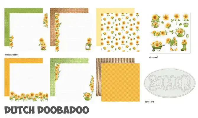 Dutch DooBaDoo Kit Potje Zomer 20x20 cm